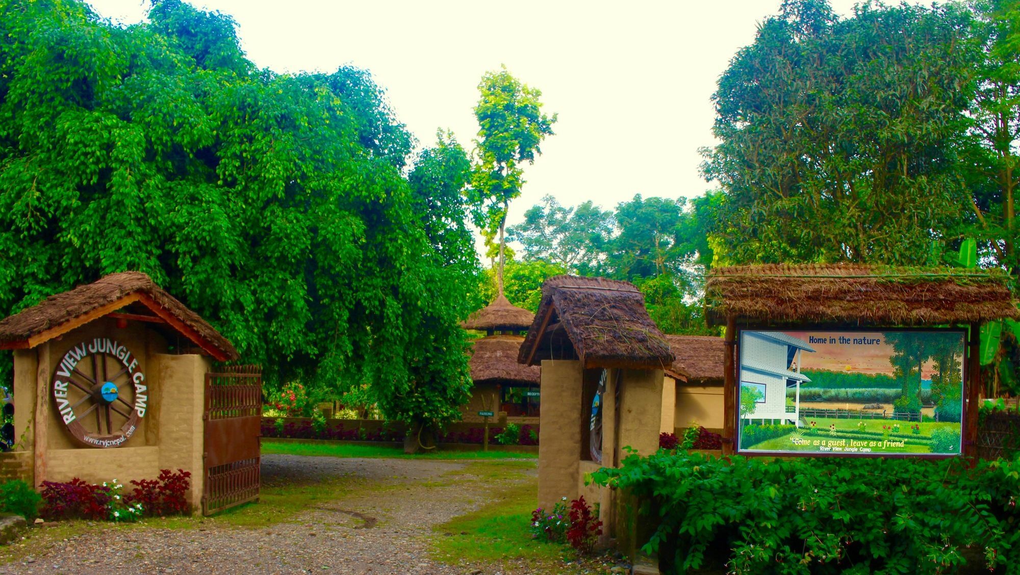 River View Jungle Camp Sauraha Eksteriør bilde